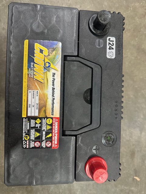 Yamaha Gas Cart Battery