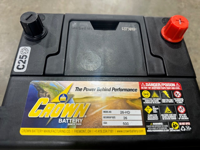12V Gas cart Battery