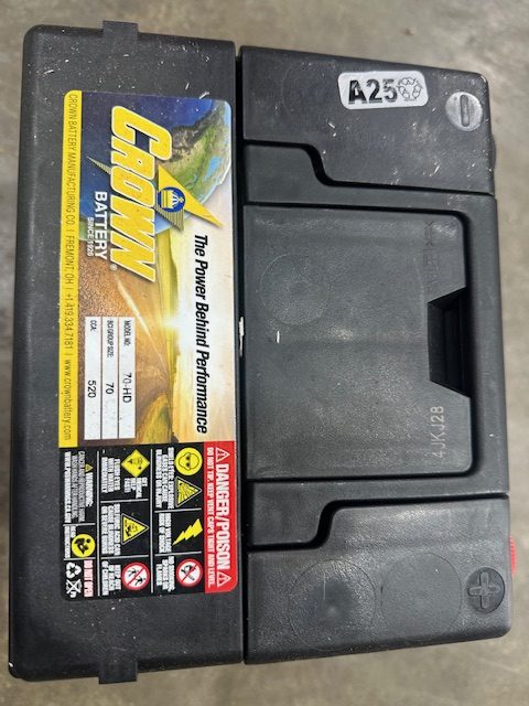 12V Gas cart Battery