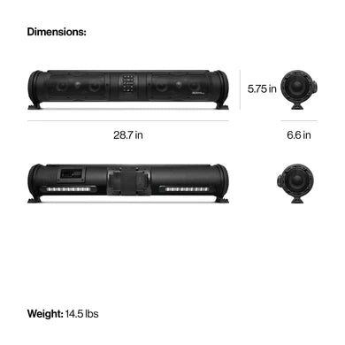 ECOXGEAR SoundExtreme 28″ Soundbar